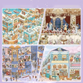 Journal Winter Island Spring Pass Dinner Party 3D Sticker Scene