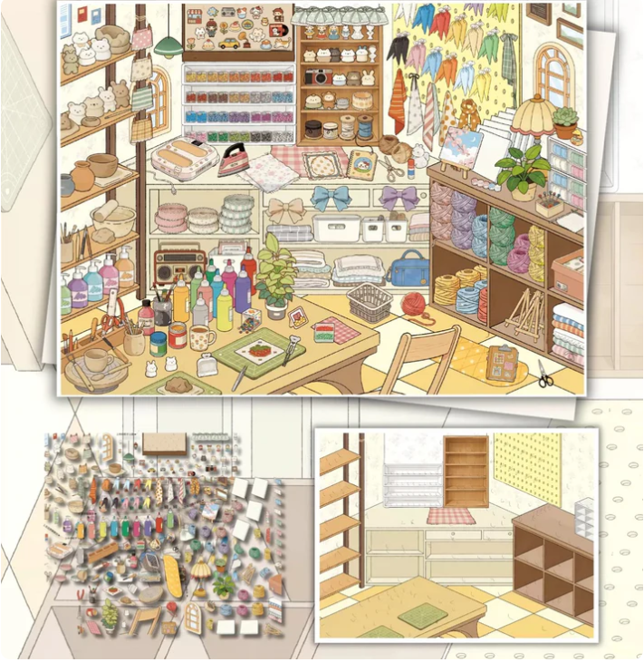 Organize Stationery Shop Clothing Coffee Shop Big Size Sticker