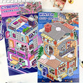 Big Size Sticker Scene DIY Winter Hot Springs Cyberpunk Labortory