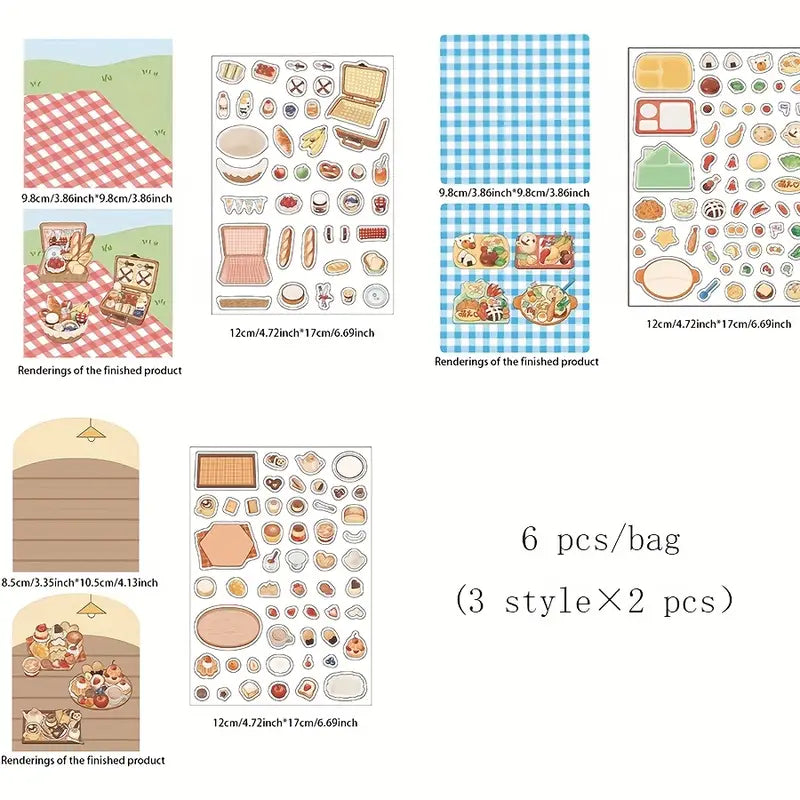 Foodie Fun Decoration Stickers