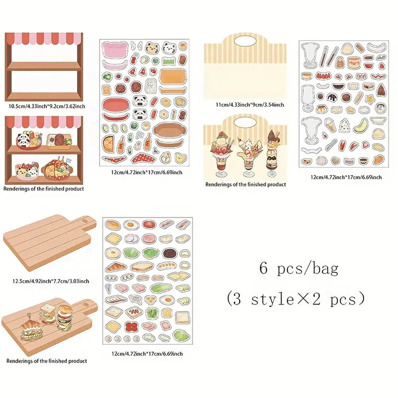Foodie Fun Decoration Stickers