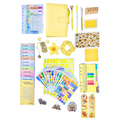 Yellow Journal Kit|Monthly Weekly Planner Notebook|Budget Binder|Accessories