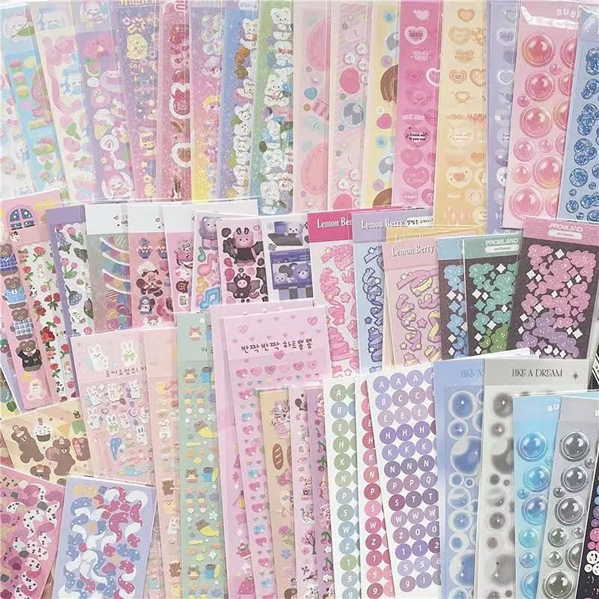 Lucky Sticker Box,Random Non-repeating Stickers Box